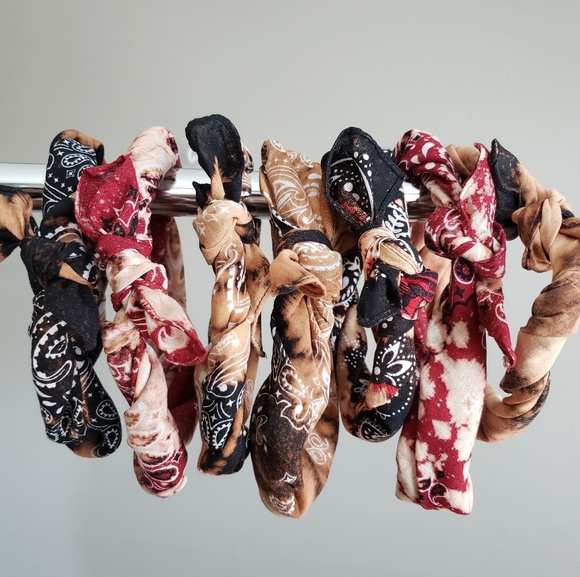 Acid Wash Rocker Bandanas - Picture 2 of 6